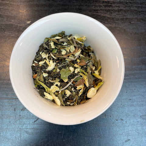 Le Bonheur (thé vert, thé blanc) (white tea, green tea)
