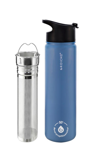 Tasse de voyage Grosche Chicago Steel