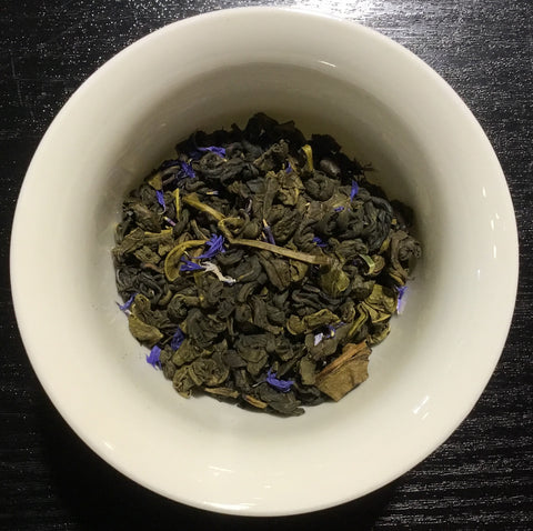 Thé Vert aux Bleuets - Blueberry green tea