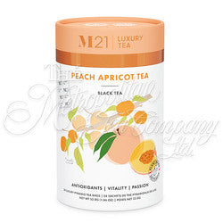 M21 Thé Pêche et Abricot sachet de thé noir  - M21 Peach and Apricot black tea teabags