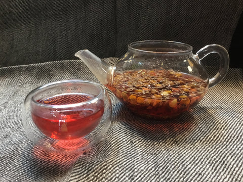 Camomille Framboise - chamomile raspberry Tisane bio , organic Herbal Tea